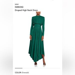 Farm Rio women’s dress Emerald size small